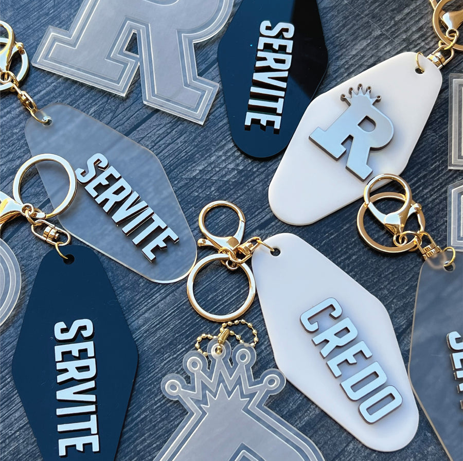 Servite Hotel Keychains